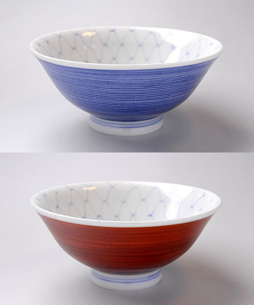 夫婦茶碗 (網目)